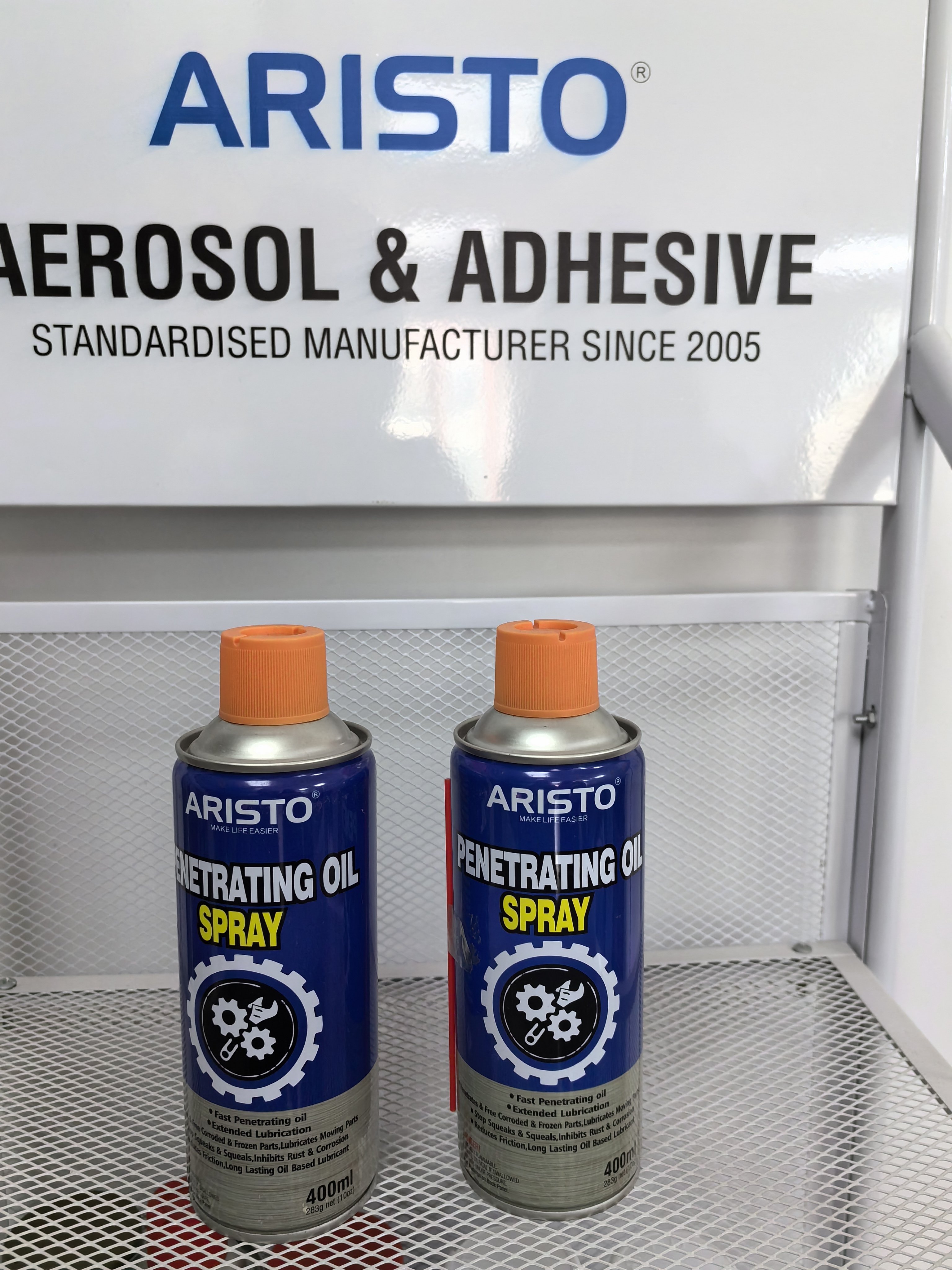 Aristo Penetrating Oil Spray, fast penetrating oil plus extended lubrication