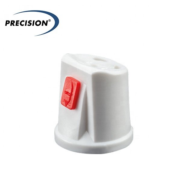 Custom valve nozzle actuator for aluminum aerosol cans