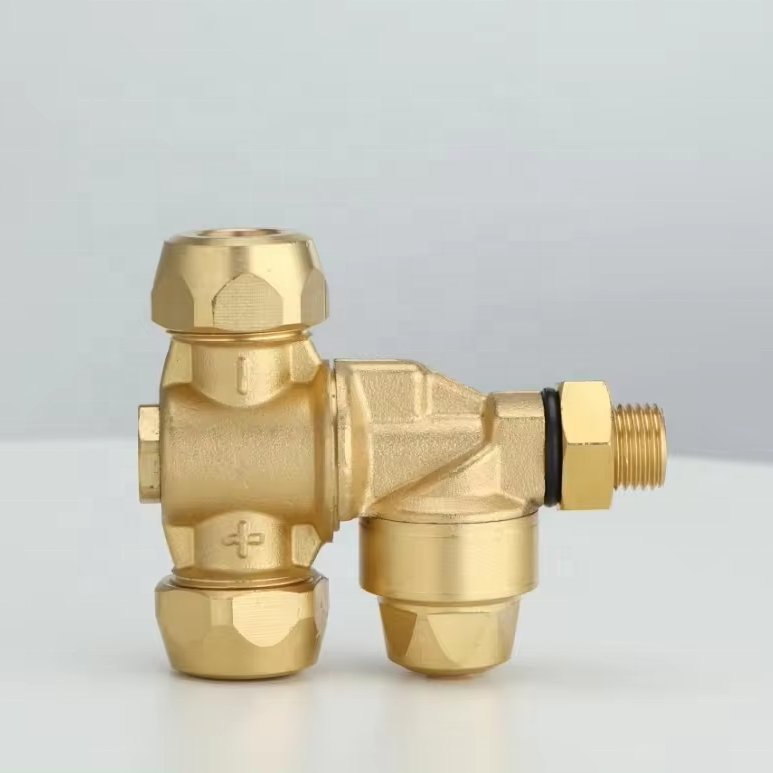 Agriculture water irrigation brass spray nozzle 1.2mm rotary valve