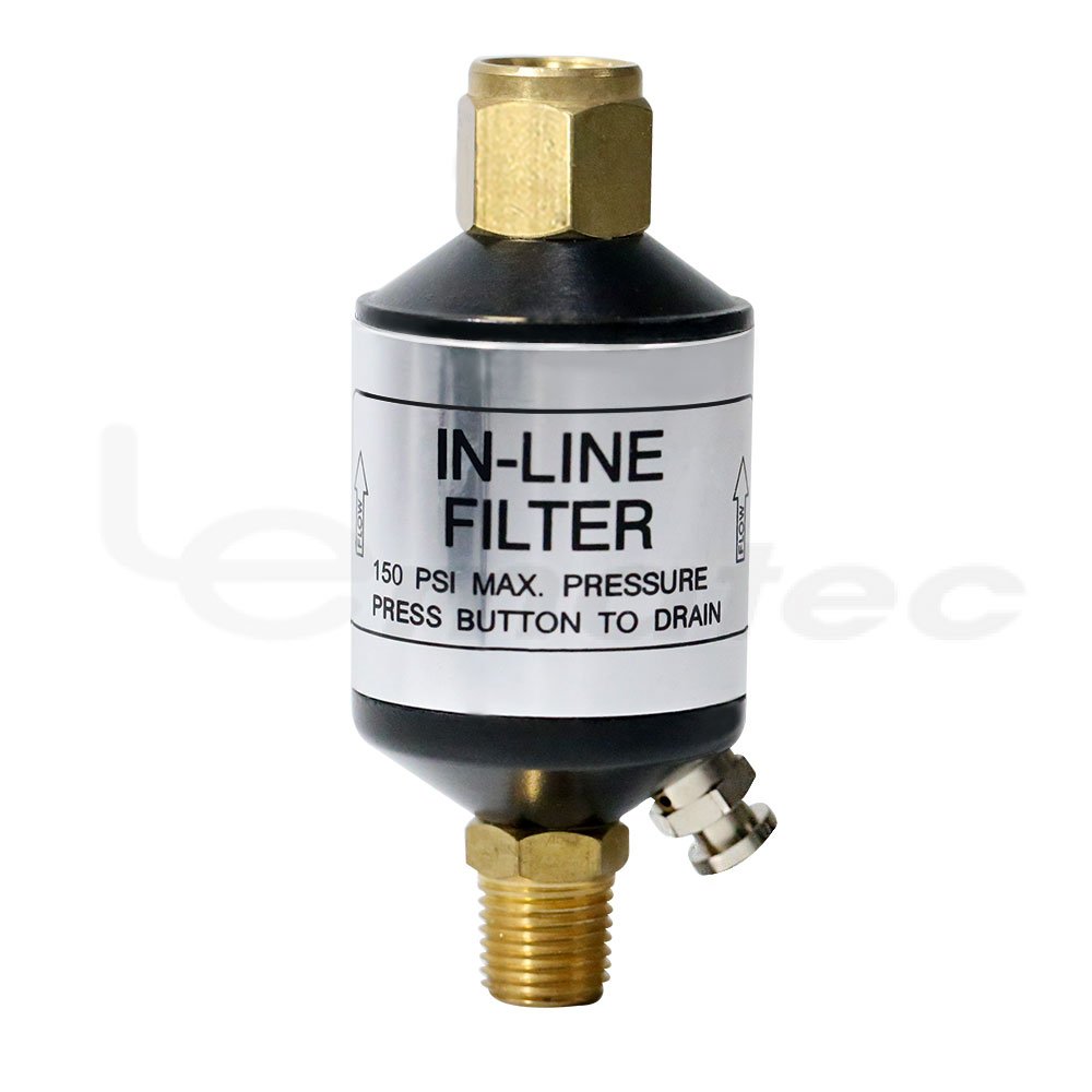 1/4"NPT Air Regulator Compressor Filter with Gauge For Air Tool System Oil Water Separator with Drain Valve