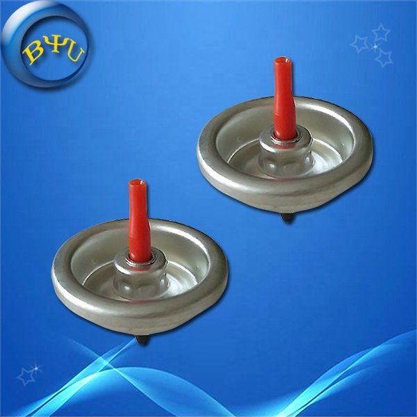 High quality lighter gas valve metal stem with red adaptor made by BYU China