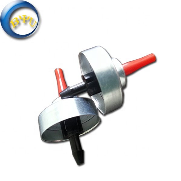 High quality lighter gas valve metal stem with red adaptor made by BYU China