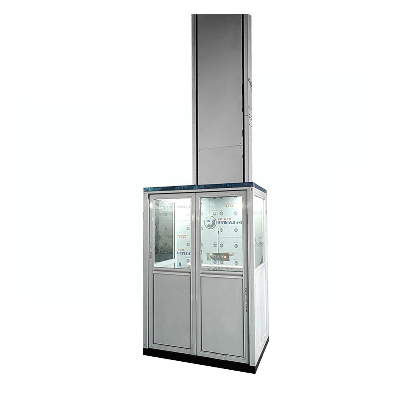 Cheap House Elevator For 2-5 Person Residential Elevator Home Lift Price With Glass Shaft