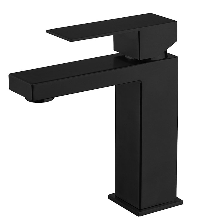 CUPC Sanitary Full Range Black Shower Faucets Single Hole Lavatory Faucet Kitchen Mixers Tap Set Pull-out Construction Project
