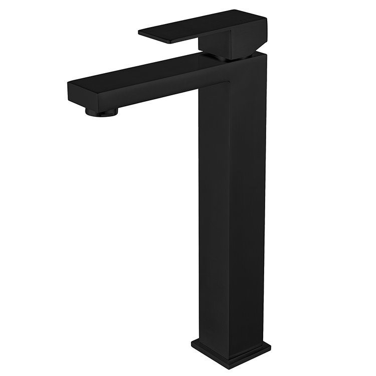 CUPC Sanitary Full Range Black Shower Faucets Single Hole Lavatory Faucet Kitchen Mixers Tap Set Pull-out Construction Project