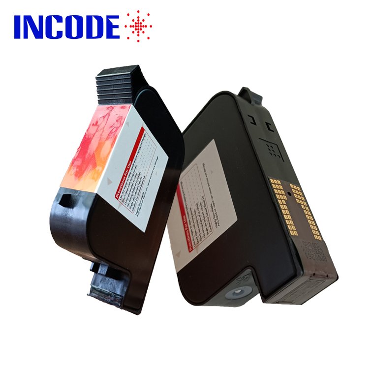 Eco Water-based Solvent-based Fast Dry Ink Cartridge Thermal Inkjet Printer None Chip Full Valve Original Js12 2588 2580 12.7mm