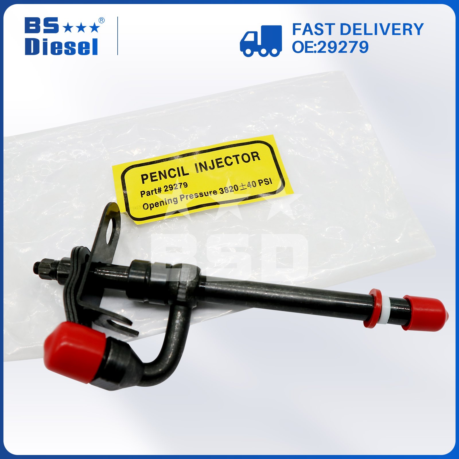 Hot Sale Autoparts Pencil Fuel Injector Nozzle RE48786 29279 Diesel Injector For John-Deere 3029D Engine Parts