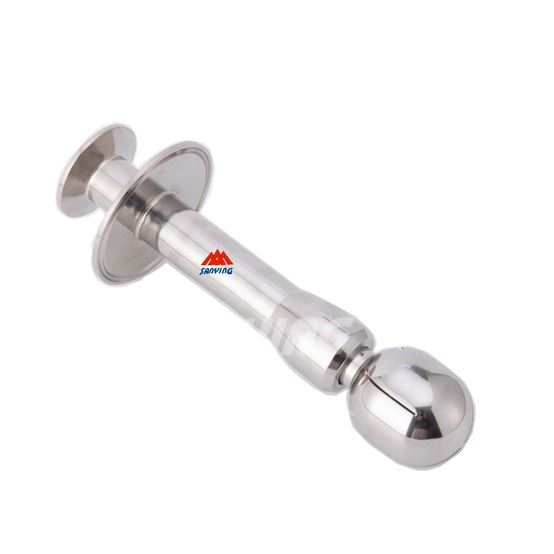 1.5in Rotating Spray Ball 304 Stainless Steel 360 degrees Rotatable Cleaning Ball