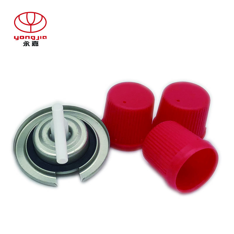 Wholesale lockable gas cooking spray valve and lid for aerosol gas cans
