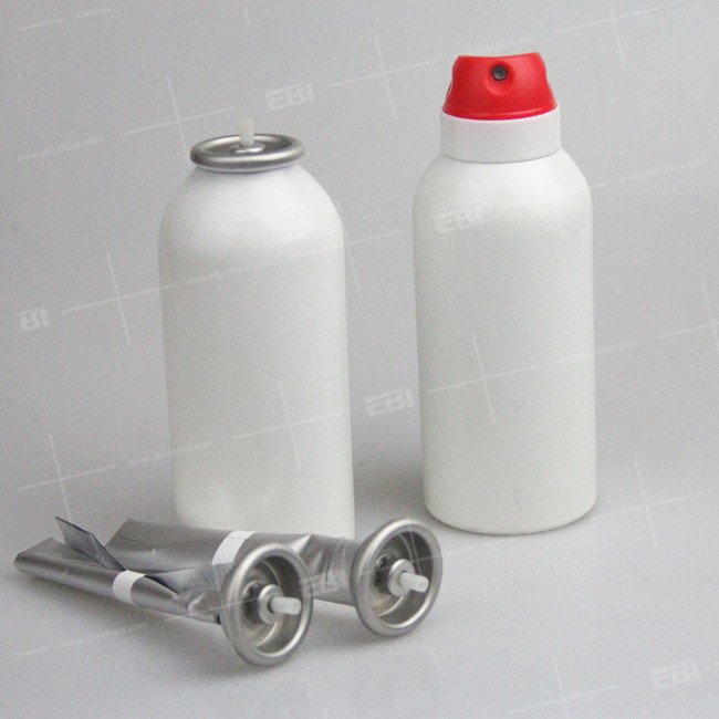 Fancy Aluminum Aerosol cans with spray can valves