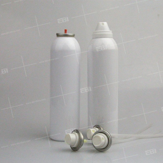 Fancy Aluminum Aerosol cans with spray can valves