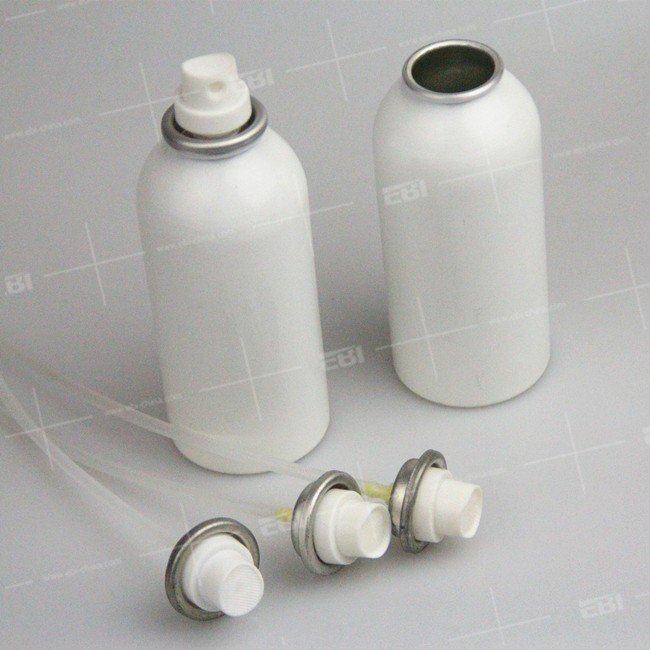 Fancy Aluminum Aerosol cans with spray can valves