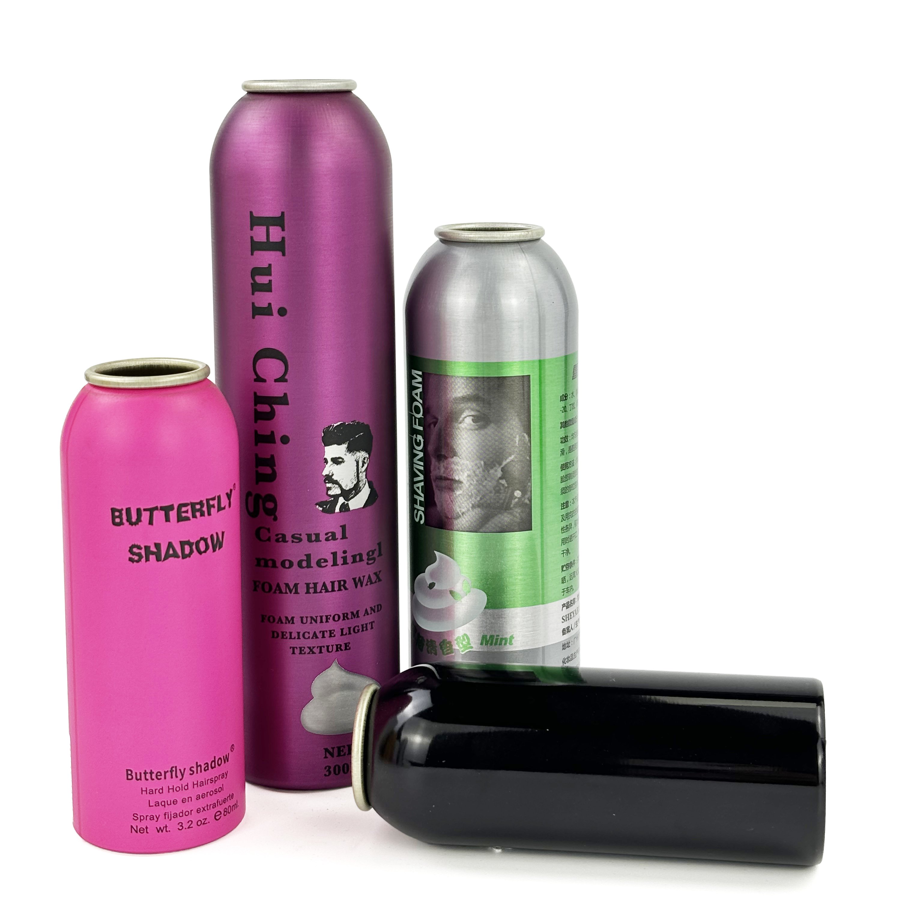 Personal Care Factory Direct Selling Aerosol Can With Valve Spray Bottle Aluminum Empty