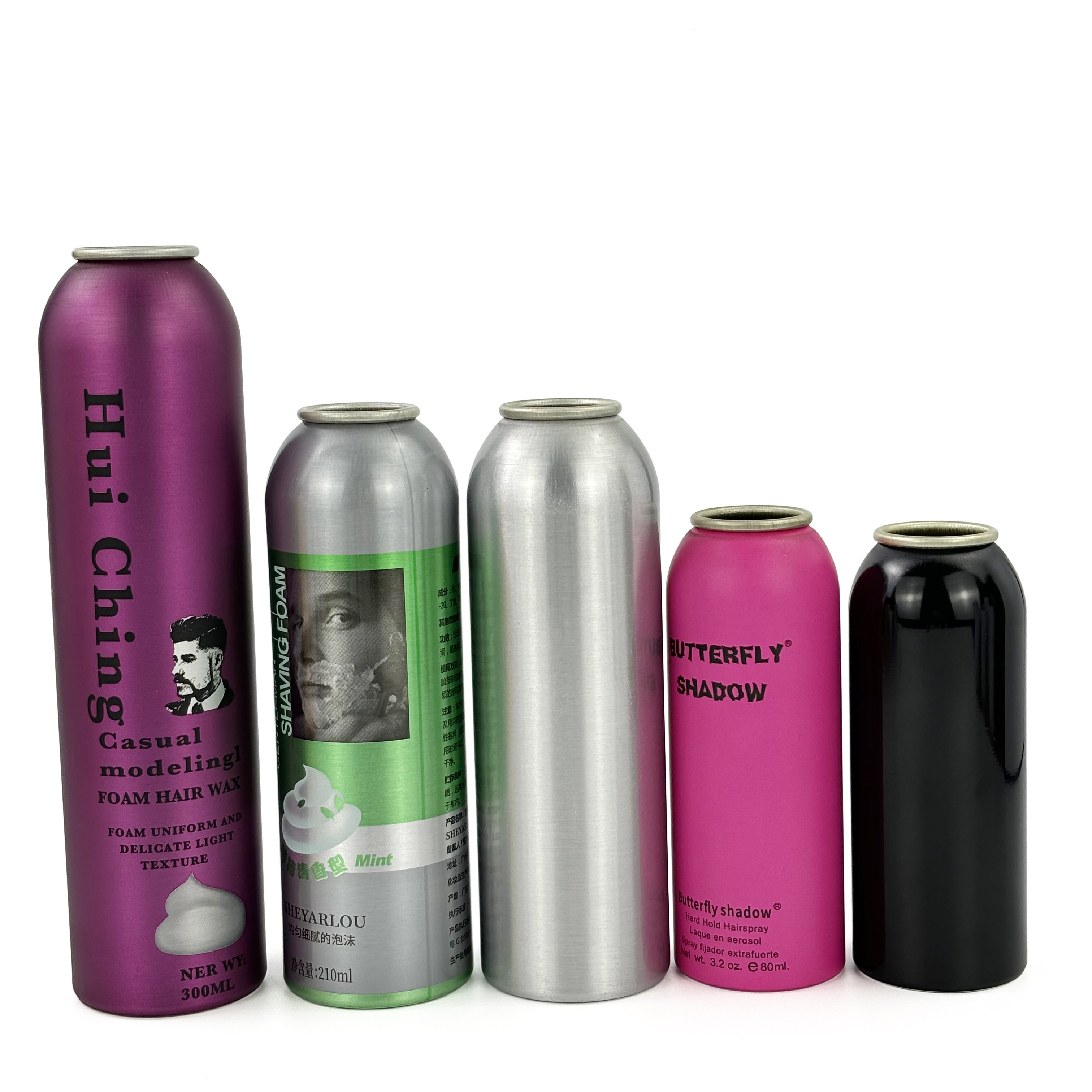 Personal Care Factory Direct Selling Aerosol Can With Valve Spray Bottle Aluminum Empty