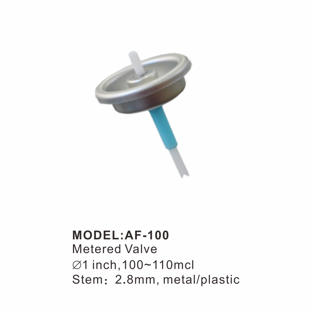 1Inch Aerosol Cans Valve 75MCL Metered Valve Aerosol Dispenser Pump Tin Plate cans Valve