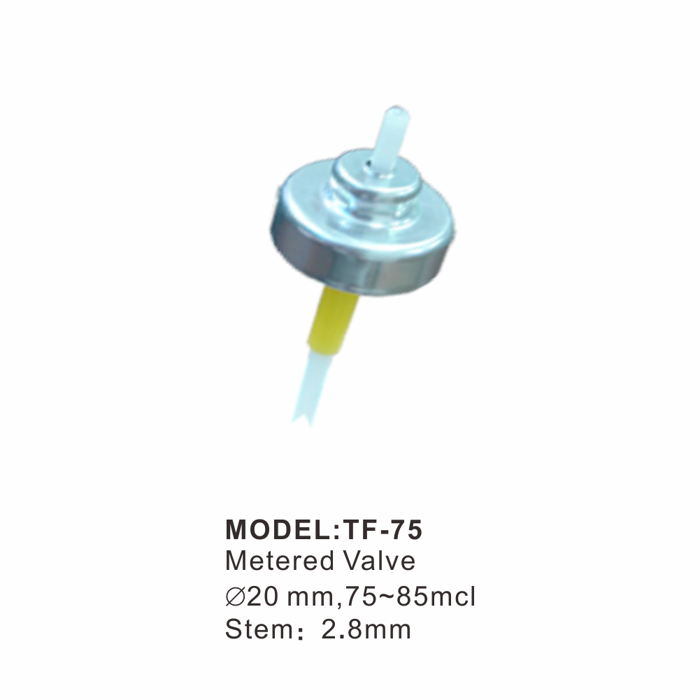 1Inch Aerosol Cans Valve 75MCL Metered Valve Aerosol Dispenser Pump Tin Plate cans Valve