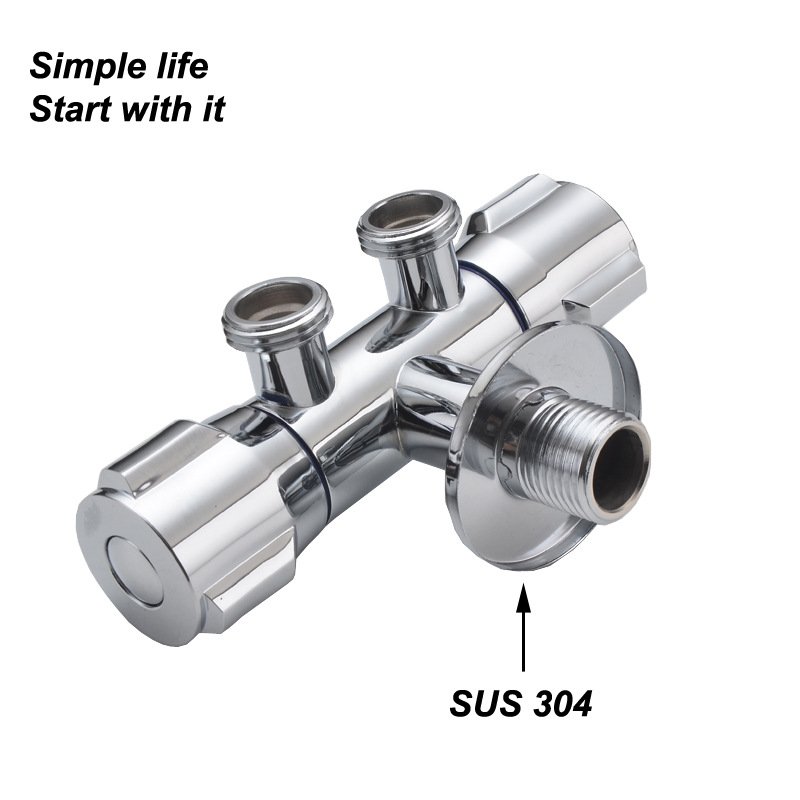 ABS Purifier Handle Brass Body Faucet Bidet Sprayer Set Handheld ABS Sprayer Toilet Adjustable Water Pressure Control Shattaf