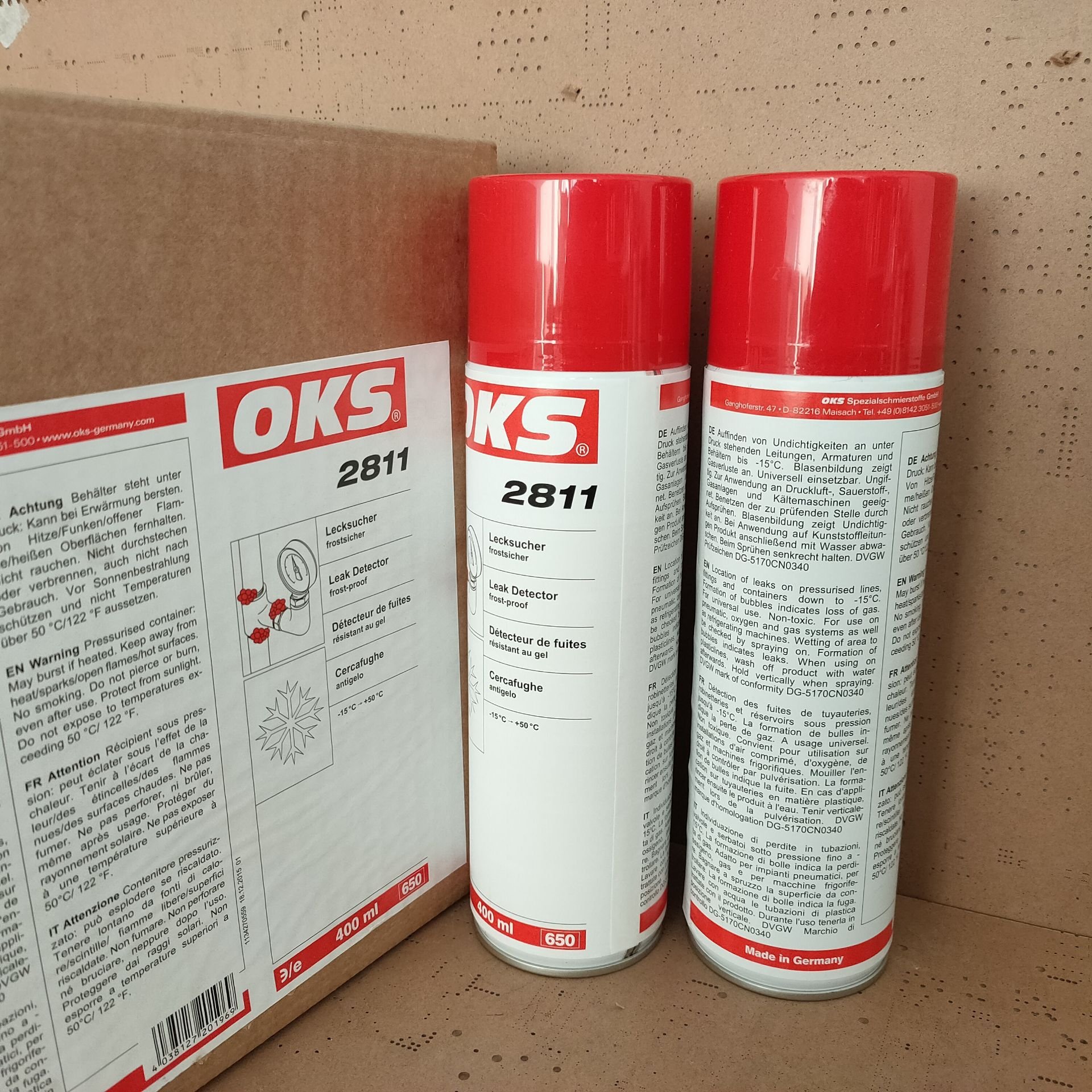 Germany OKS2811 Valve Leak Detection Spray OKS 2811 Leak Detection Agent Weld Foam Leak Detection Solution