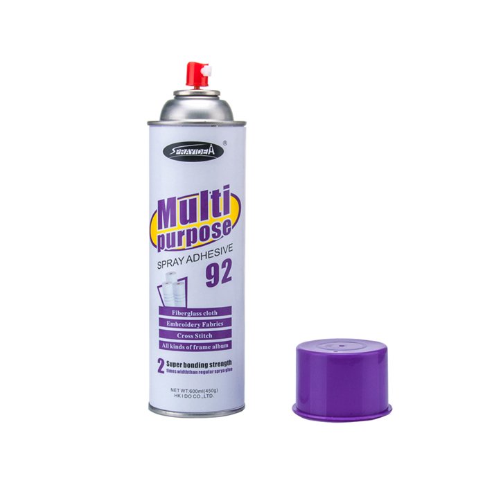 Industrial Clear Resin Temporary Spray Adhesive for Fiberglass Leather Woodworking for Construction Packing Bonding Low Odor
