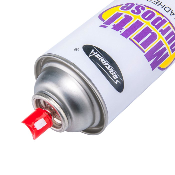 Industrial Clear Resin Temporary Spray Adhesive for Fiberglass Leather Woodworking for Construction Packing Bonding Low Odor