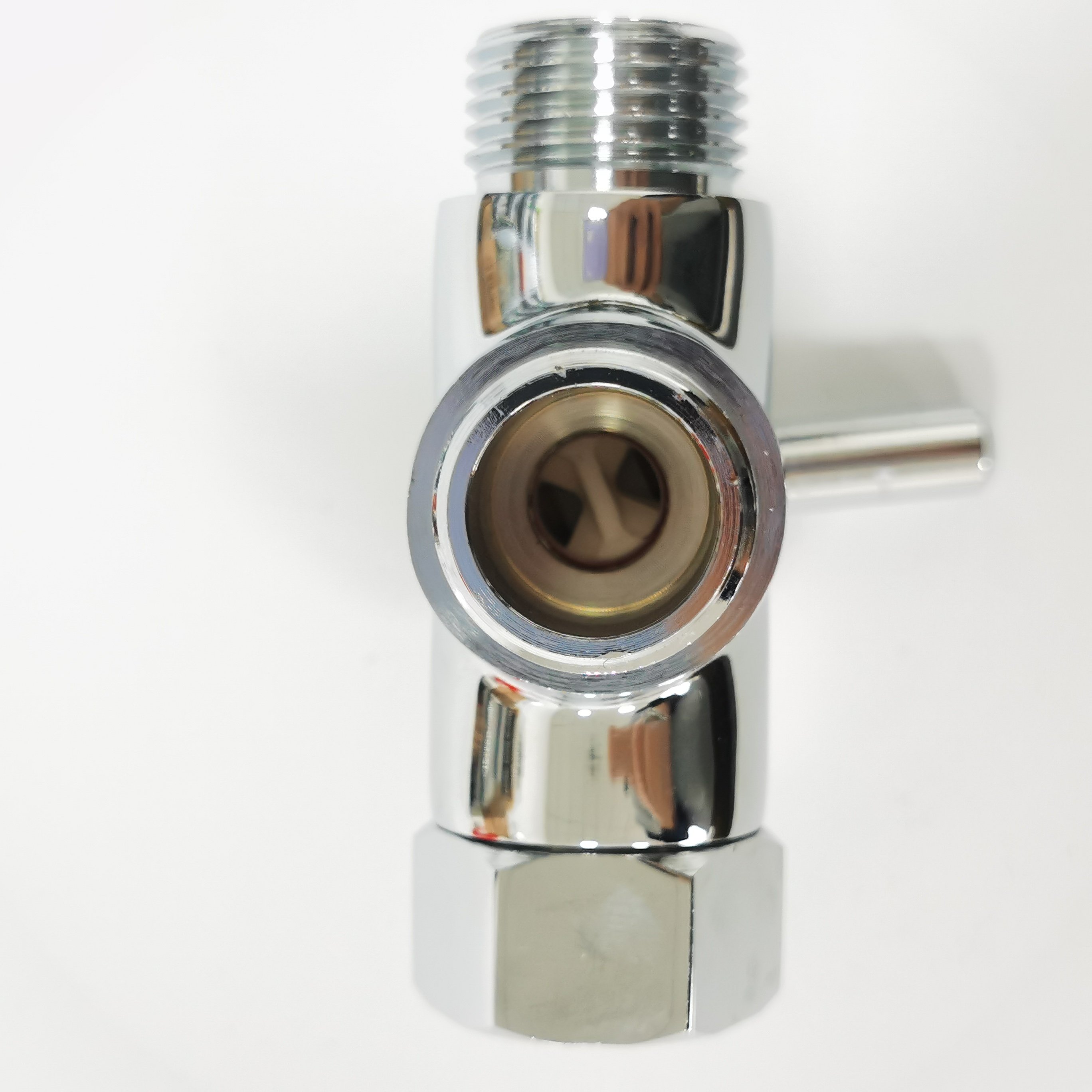 Faucet accessories for Bathroom Shower Arm Diverter Valve for Hand Held Showerhead and Fixed Spray Head