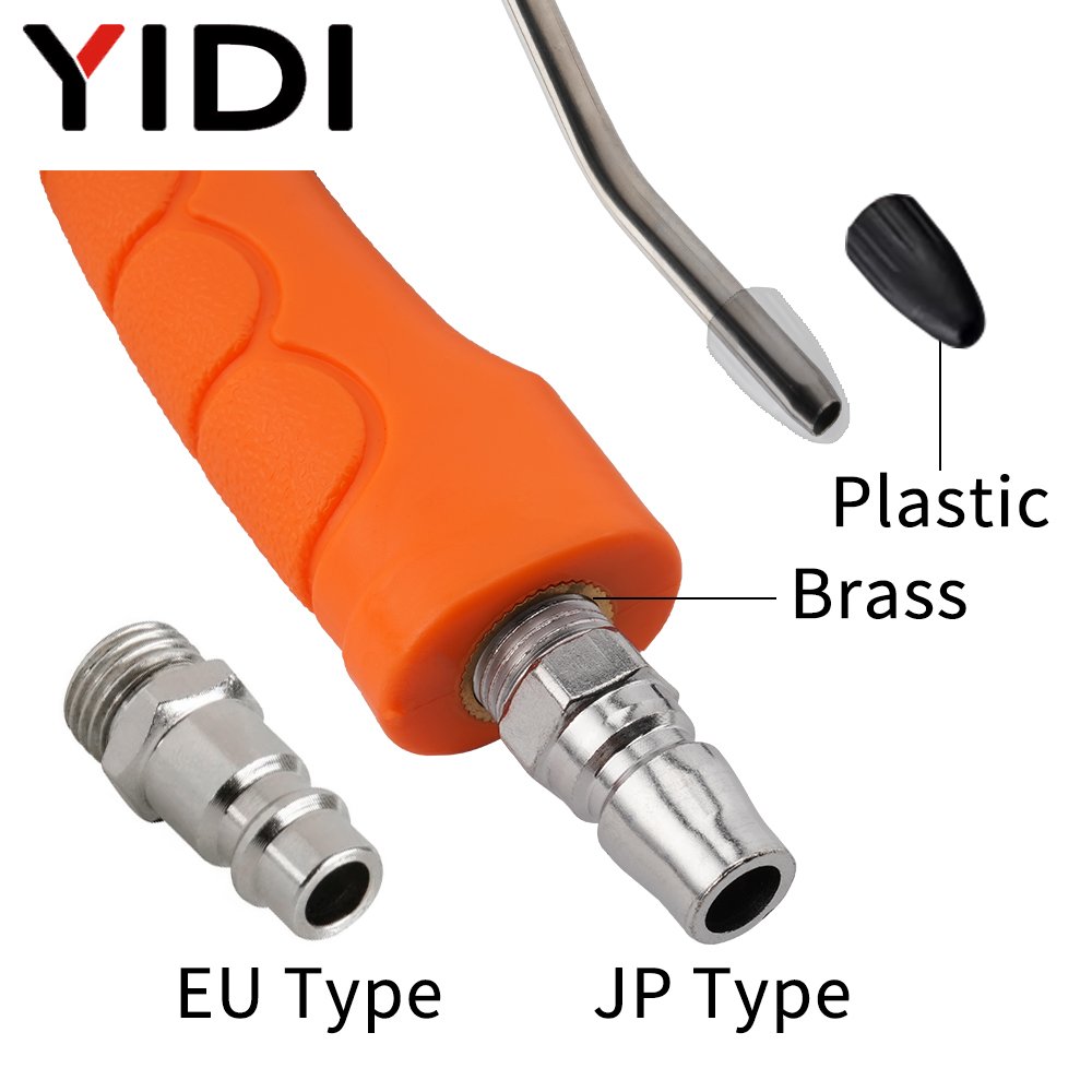 YIDI EU JP Air Blow Gun Blowing Airsoft Guns Hand Held Pneumatic Cleaning Tool Tools Dust Spray 1/4 Port Duster Clean