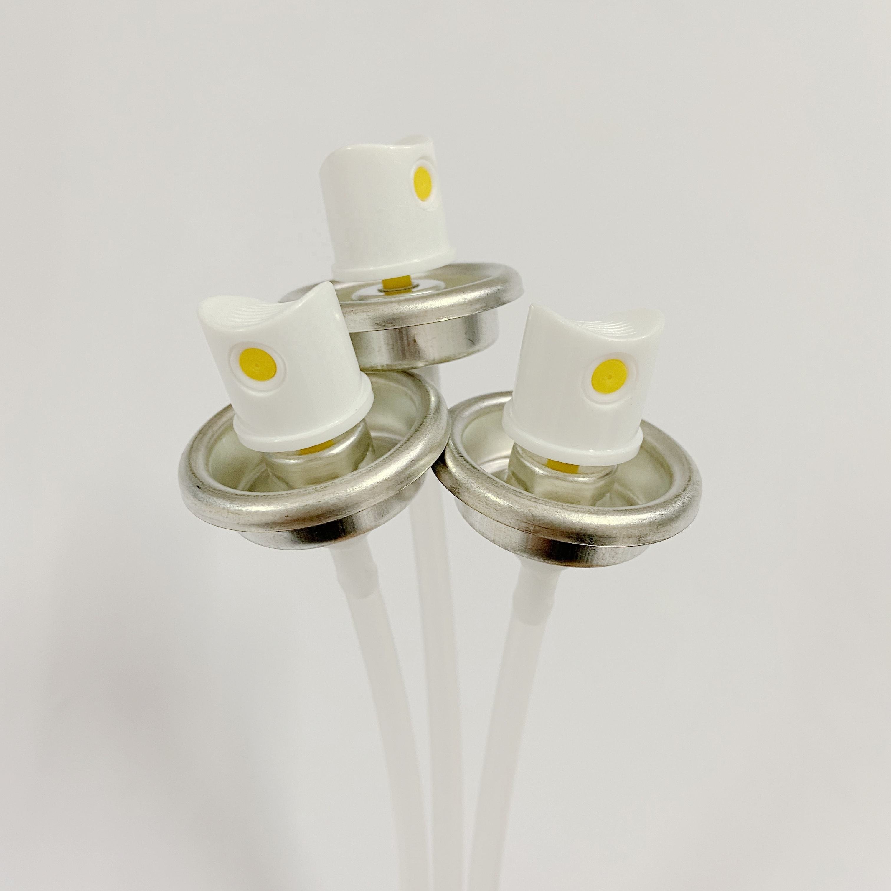 High quality spray cream tilt valve and different size aerosol actuator