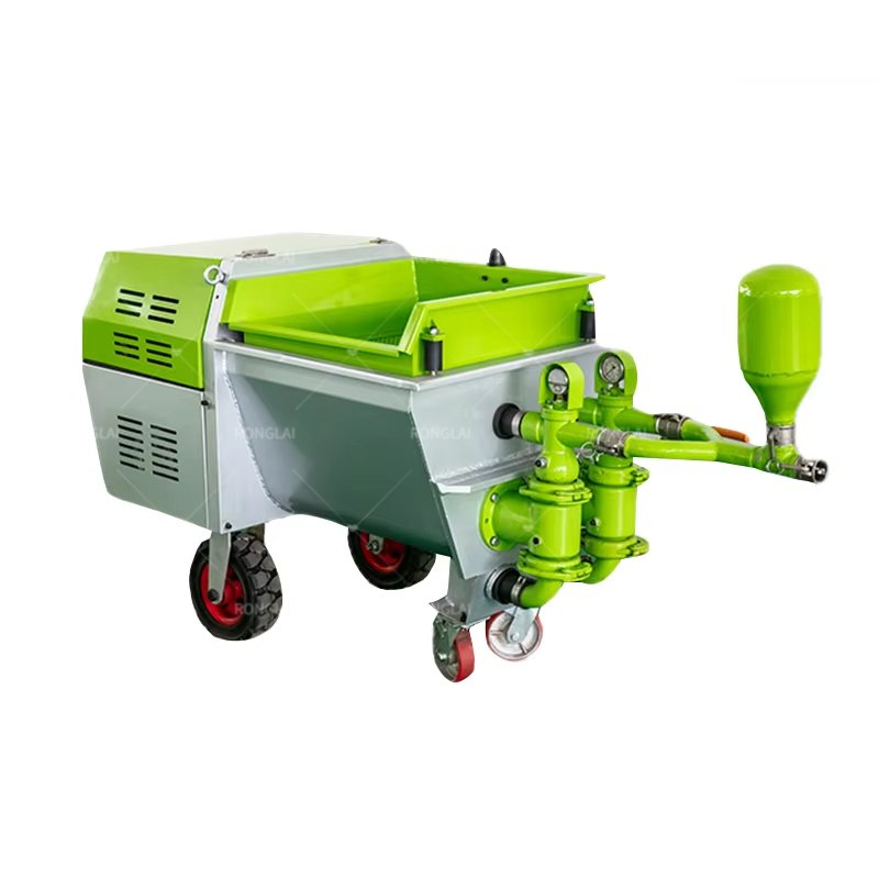 Hot selling Mortar Spray Machines cement plaster spraying machine automatic wall plastering sprayer