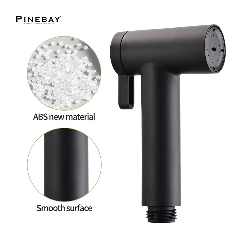 PINEBAY Toilet Shattaf Wall Mounted Personal Hygiene ABS Plastic Bidet Spray Handheld Sprayer Health Faucet Bidet Sprayer