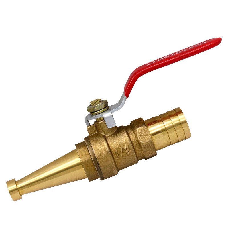 High Pressure Hose Nozzle Water Guns Garden Hose Sprinkler 4-Point All Copper Water Spray Gun With Valve