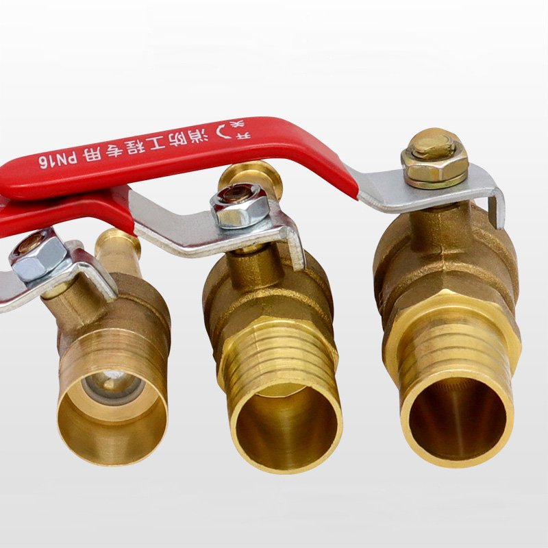 High Pressure Hose Nozzle Water Guns Garden Hose Sprinkler 4-Point All Copper Water Spray Gun With Valve