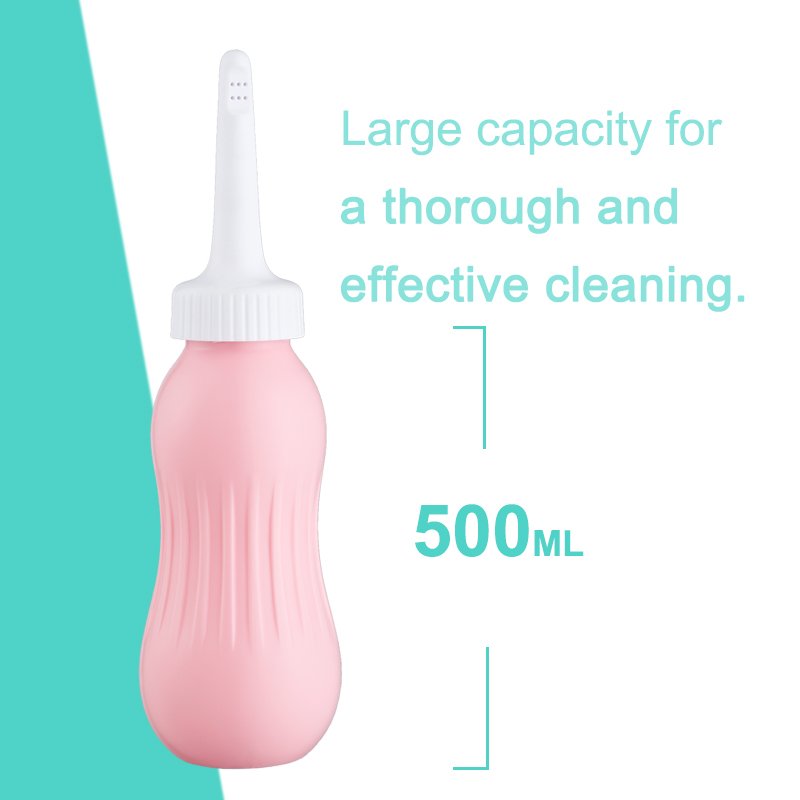 Manufacturer Direct Sales 500ML Use Simple Convenient Female Washer Portable Body Cleaner Bidet Butt Wash Bidet