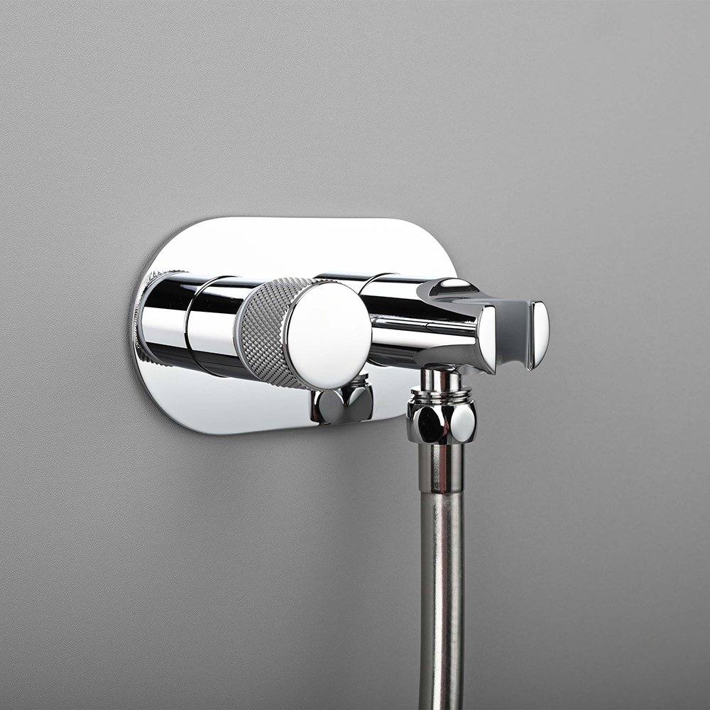 Stainless steel toilet companion set, household bathroom triangle valve spray gun, one in and two out