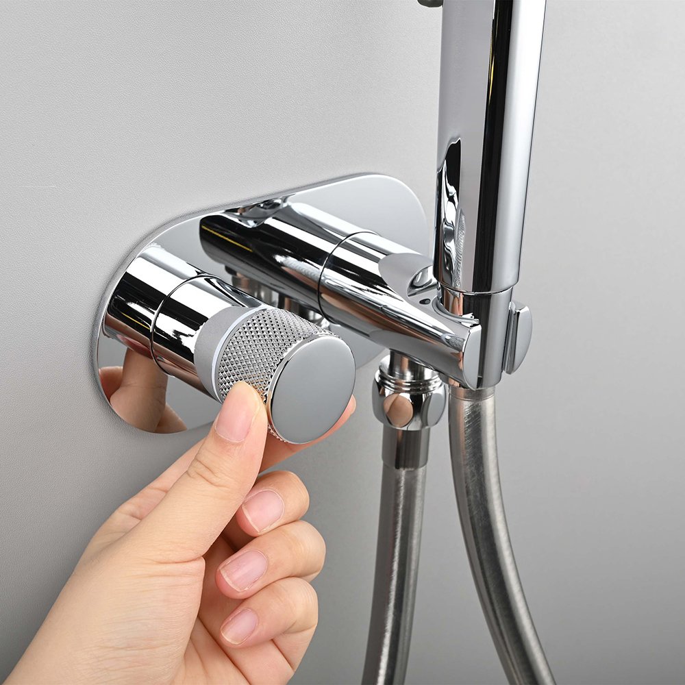 Stainless steel toilet companion set, household bathroom triangle valve spray gun, one in and two out