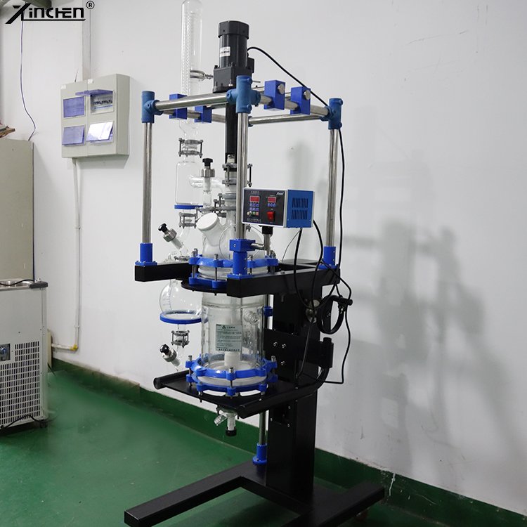 glass crystallization filter reactor 100l jacketed glass reactor chromatography column glass reactor