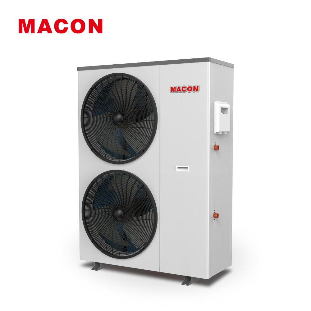 high cop r290 evi dc inverter monoblock heat pump for house cooling heating and domestic hot water, EN14511standard heat pump