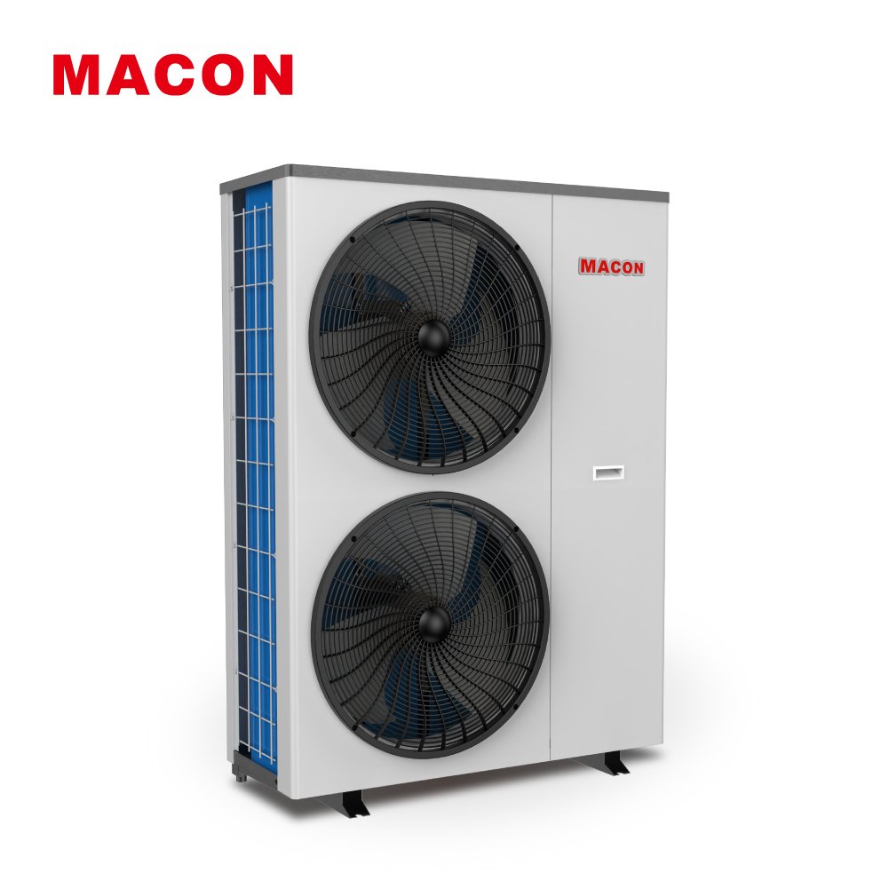 high cop r290 evi dc inverter monoblock heat pump for house cooling heating and domestic hot water, EN14511standard heat pump