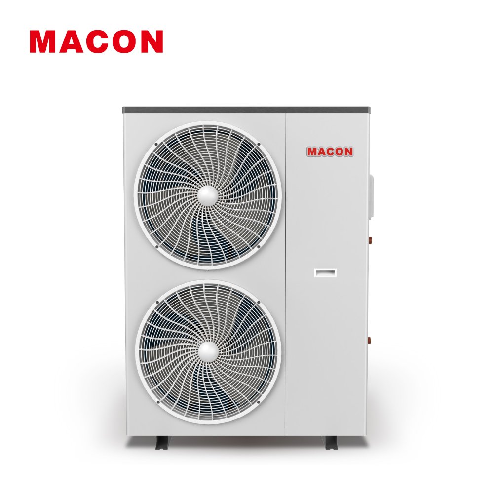 high cop r290 evi dc inverter monoblock heat pump for house cooling heating and domestic hot water, EN14511standard heat pump