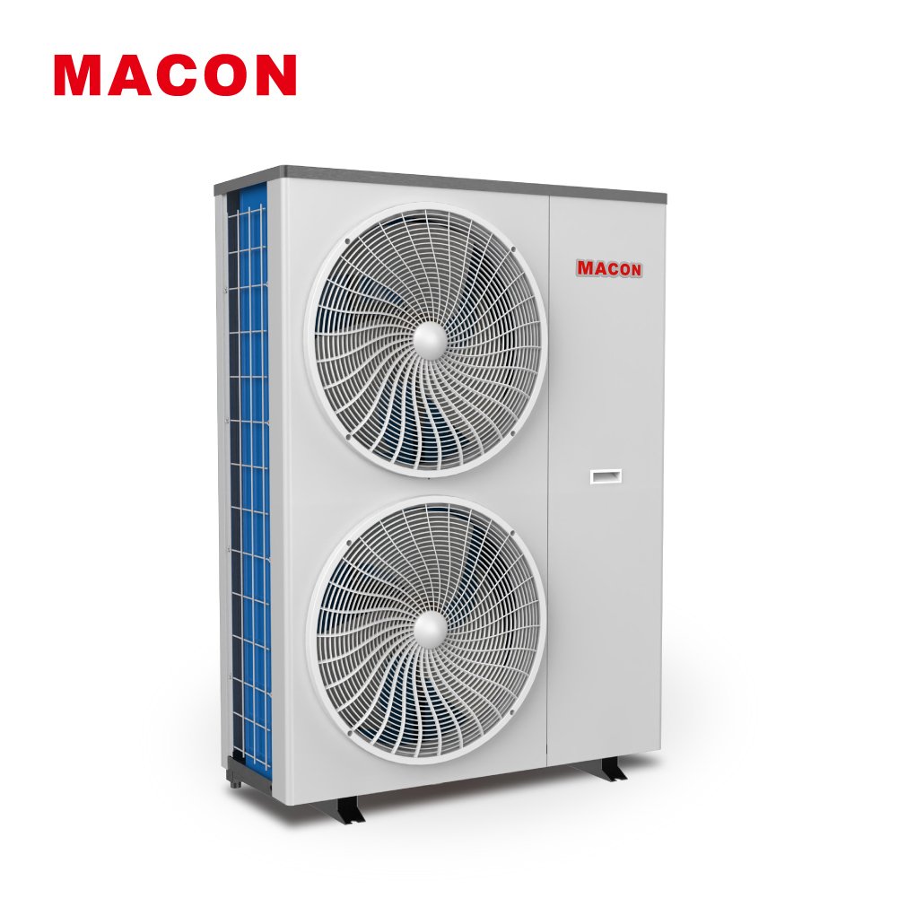 high cop r290 evi dc inverter monoblock heat pump for house cooling heating and domestic hot water, EN14511standard heat pump
