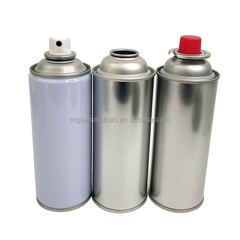 Manufacturer Aerosol Tin Can Chemical Spray Can Empty Aerosol Tin Can OEM Logo Size Aerosol Package