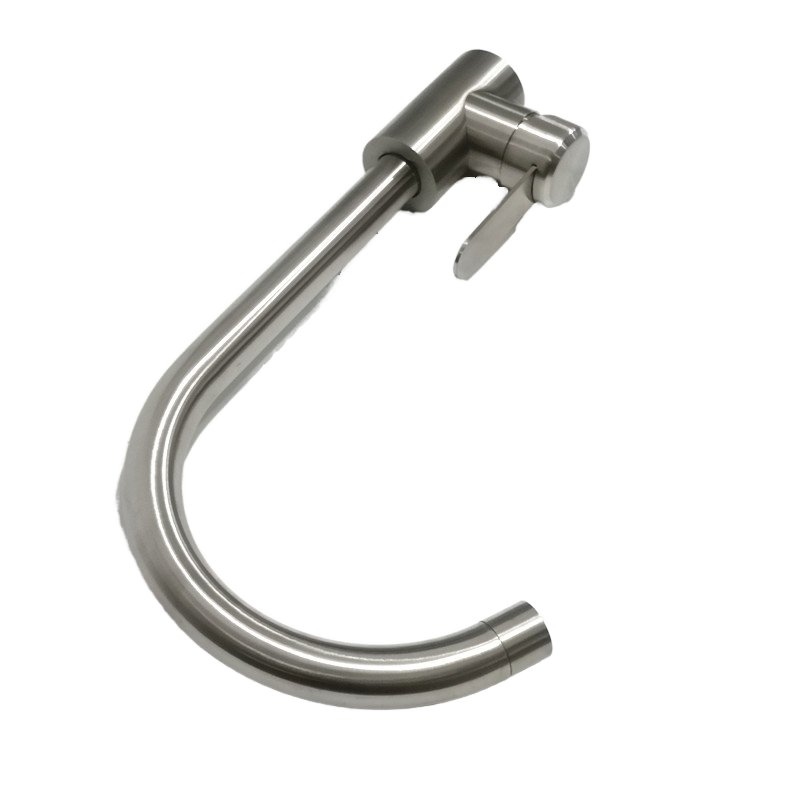 Single Handle Kitchen Faucet Valve Cold Hot Water Tap Stainless Steel Deck Mounted Ceramic Modern Classic with Pull-down Spray