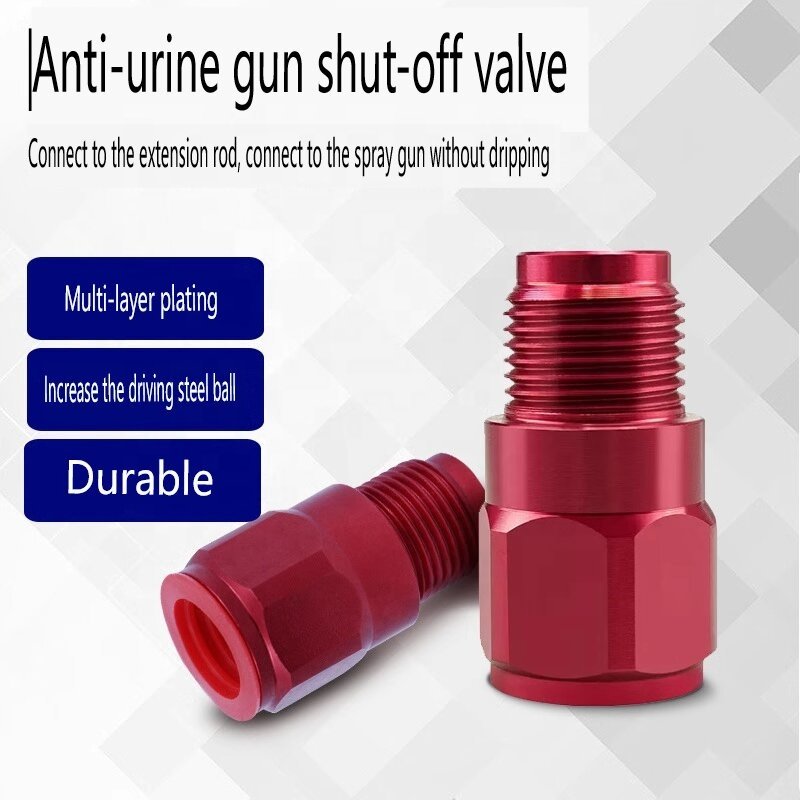 Airless spraying machine spray gun extension rod anti-trailing one-way throttle valve