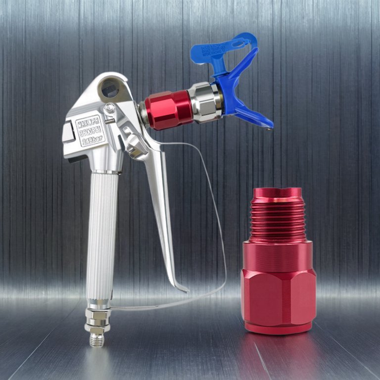 Airless spraying machine spray gun extension rod anti-trailing one-way throttle valve