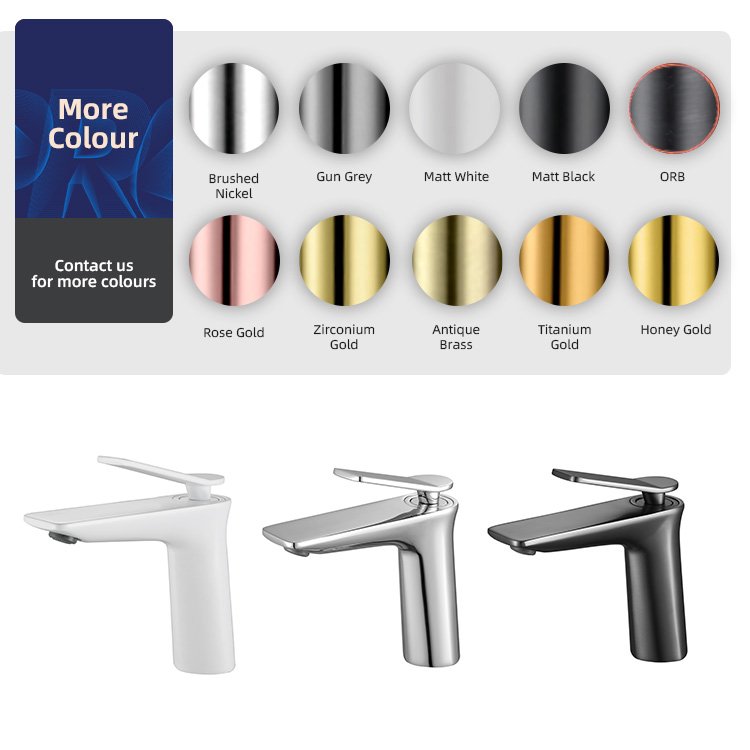 Kidolux Bathroom Faucet Single Hole Bathroom Sink Faucet Matte White Single Handle Vanity Basin Faucet with pop-up Drain