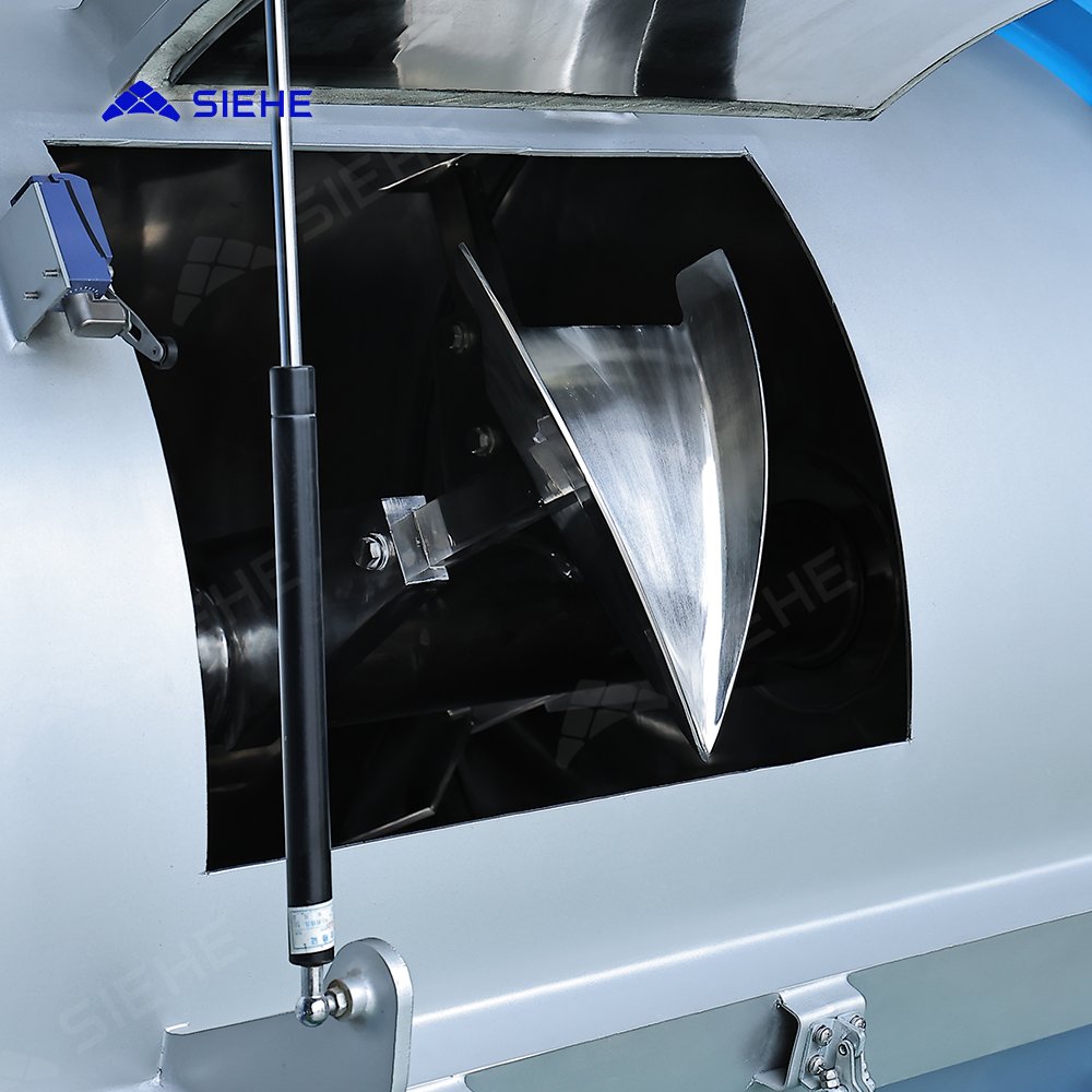 Food Powder Manufacturing Plants Spice Plough Mixer Mixing And Packing Production Line With Liquid Spraying