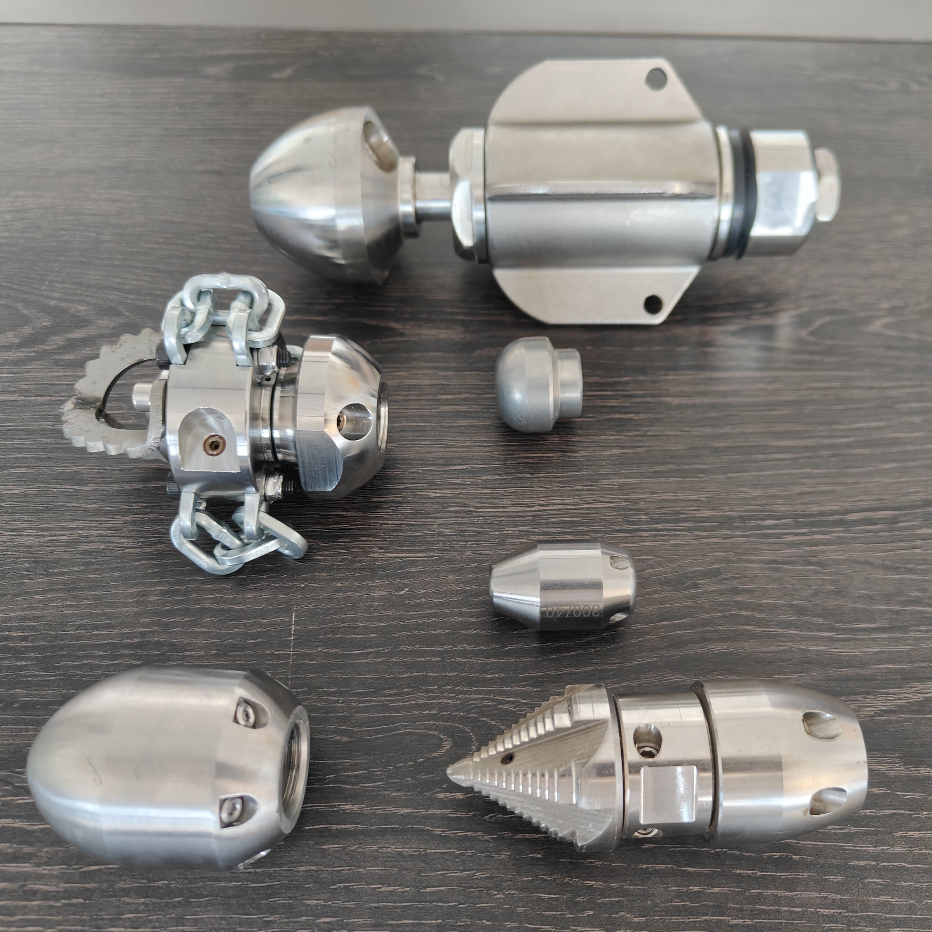 AMJET distinctive Rear nozzles for forward momentum sewer cleaning high pressure water jet cleaning nozzle pipe clean nozzle