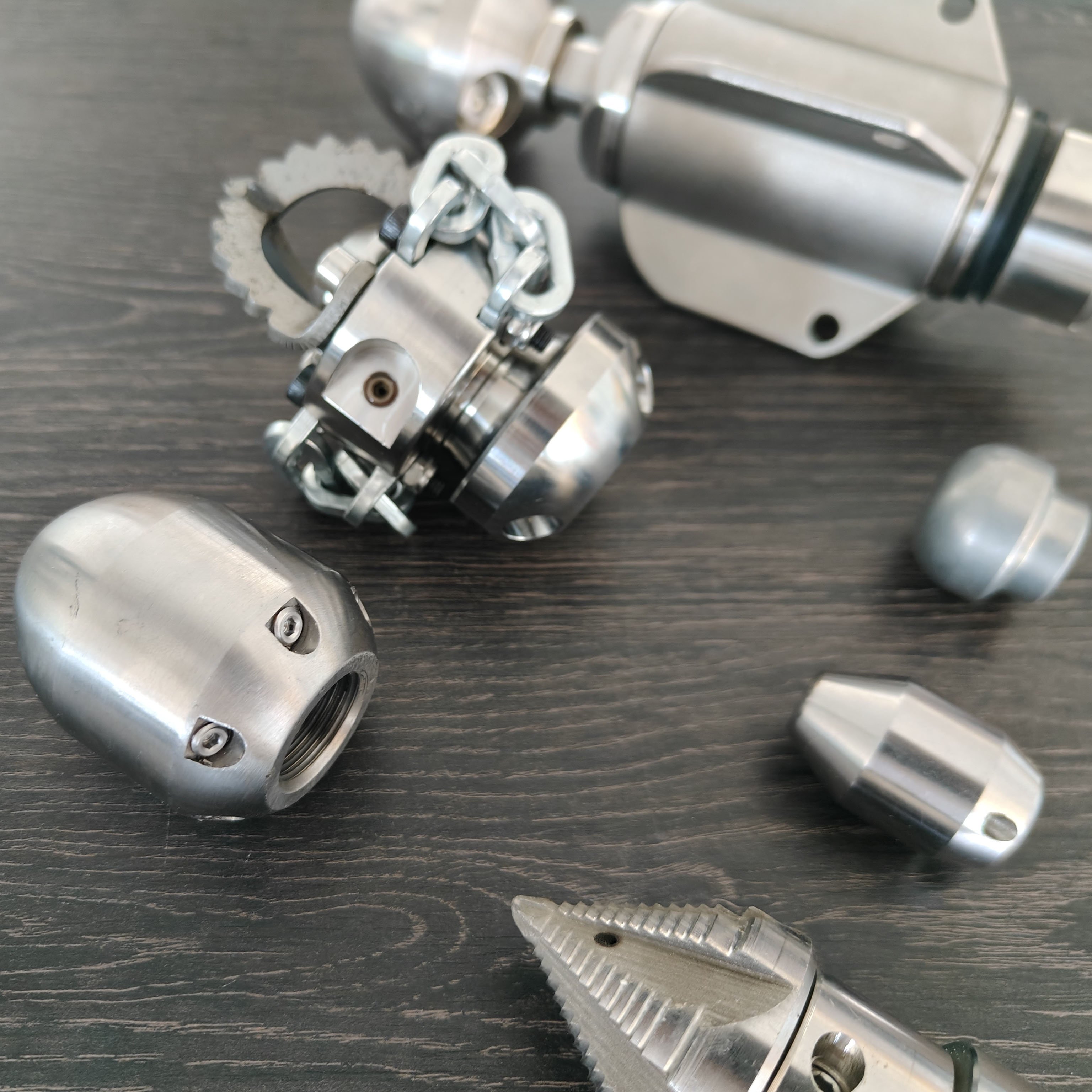 AMJET distinctive Rear nozzles for forward momentum sewer cleaning high pressure water jet cleaning nozzle pipe clean nozzle