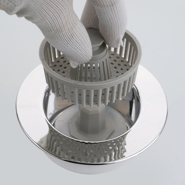 Kitchen stainless steel sink bouncing core drain, dishwasher, filter screen, vegetable sink, water blocking cover, leakage plug