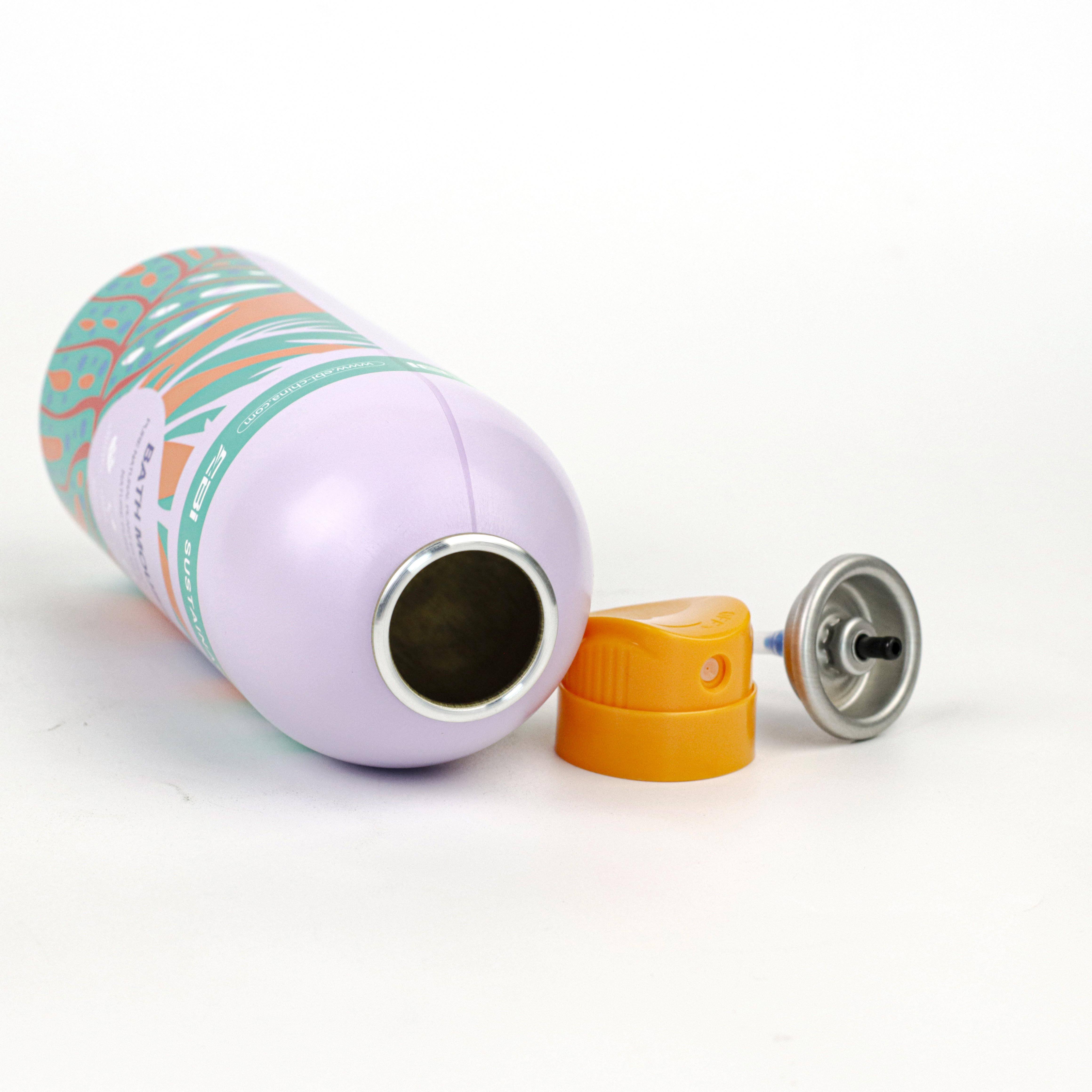 Wholesale price custom printing aluminum round aerosol oil can offset printing