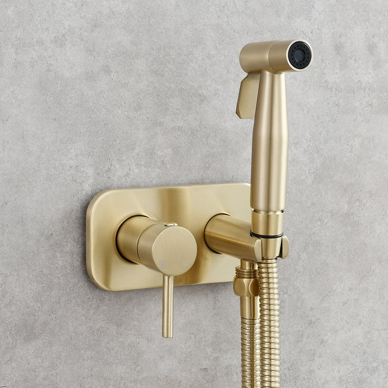Toilet Wc Jet Shattaf Bidet Spray Muslim Handheld Sprayer Health Faucet Mixer Shower Tap Set With T-Valve For Woman Toilet